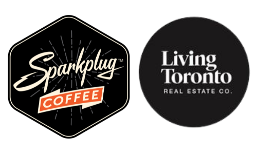 Sparkplug Coffee and Living Toronto Real Estate logos